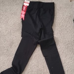 Black Fleece Lined Leggings